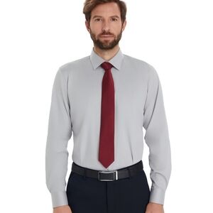 NWT Alfani Men's Regular Fit Dress Shirt Misty Harbor 15-15.5 32/33